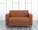 Купить Офисный диван  Кожзам Оранжевый   (ДНКО-21034)
